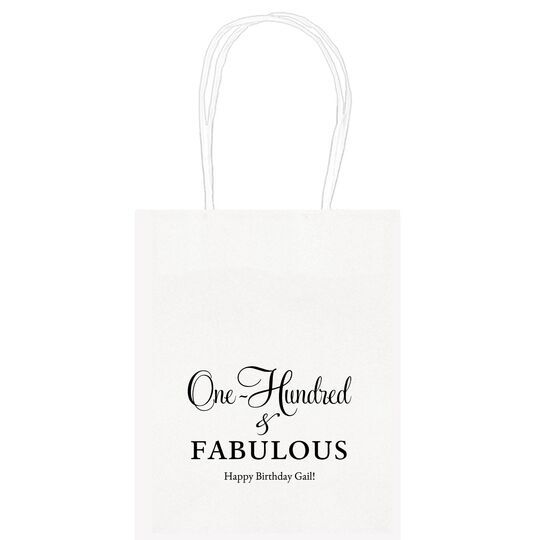 One Hundred & Fabulous Mini Twisted Handled Bags